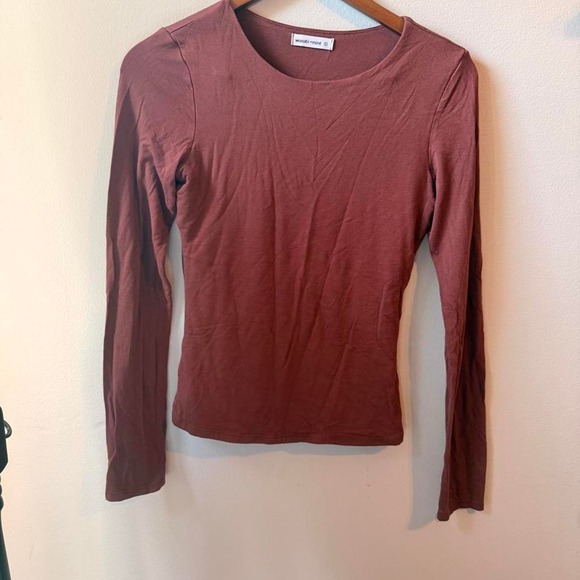Wasabi + Mint Tops - Wasabi + Mint long sleeve top in size S rust color
